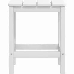 vidaXL Tuintafel Adirondack 38x38x46 cm HDPE wit