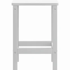 vidaXL Tuintafel Adirondack 38x38x46 cm HDPE wit