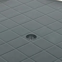 vidaXL Tuintafel 89 cm kunststof groen