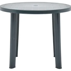 vidaXL Tuintafel 89 cm kunststof groen