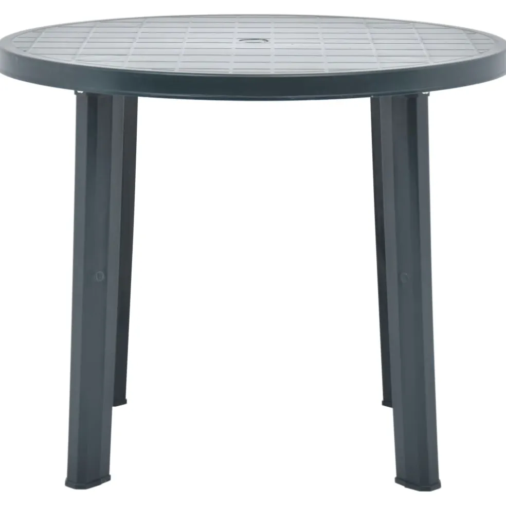 vidaXL Tuintafel 89 cm kunststof groen