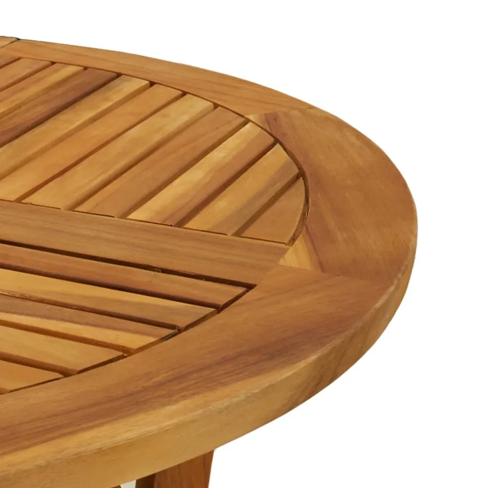 vidaXL Tuintafel Ø 85 cm massief acaciahout