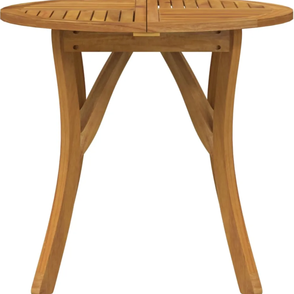 vidaXL Tuintafel Ø 85 cm massief acaciahout