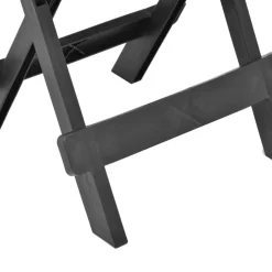 vidaXL Tuintafel inklapbaar 45x43x50 cm kunststof antraciet