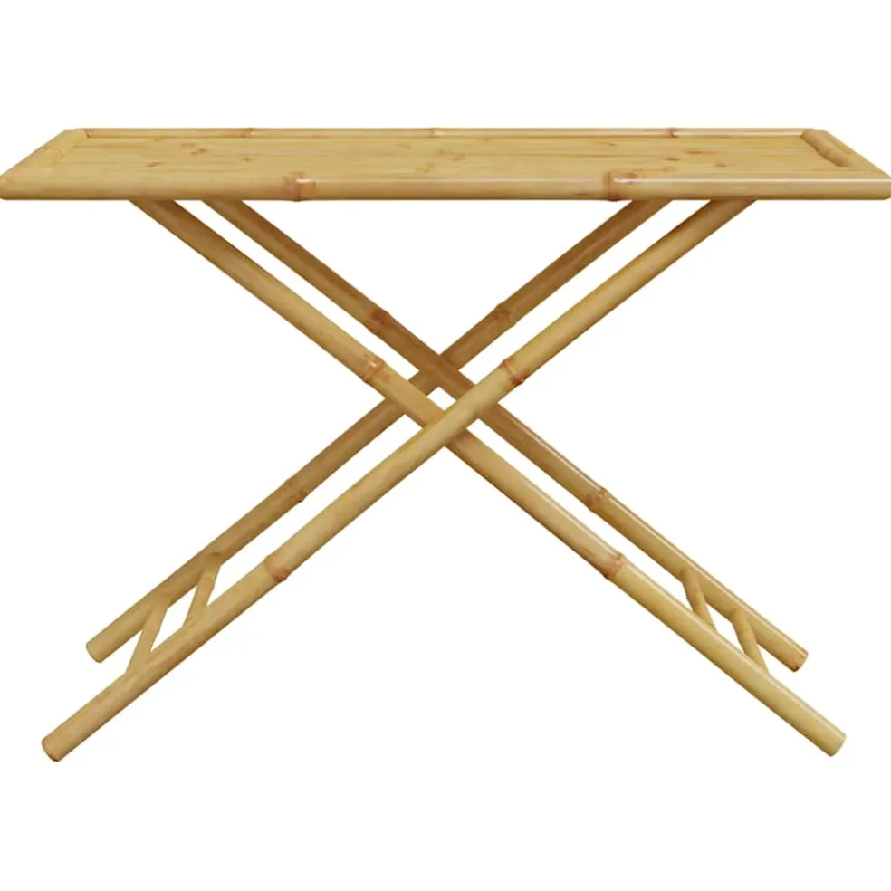 vidaXL Tuintafel inklapbaar 110x55x75 cm bamboe