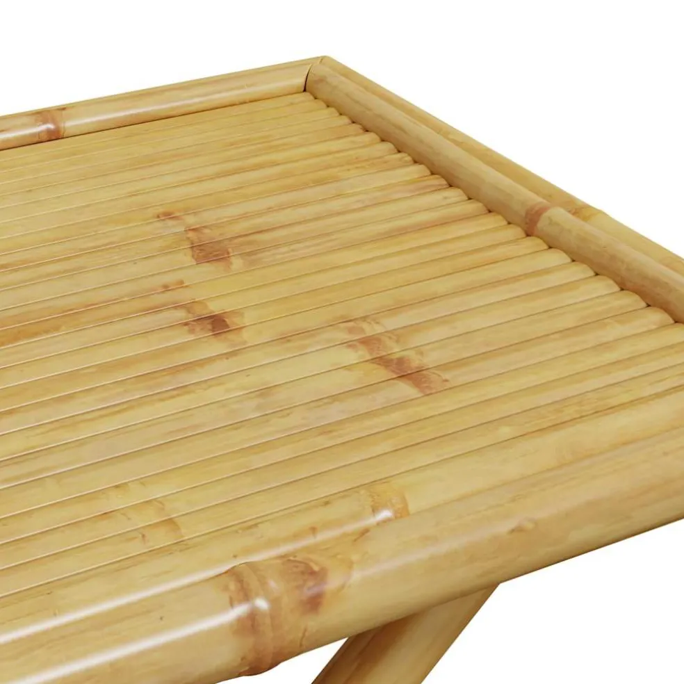 vidaXL Tuintafel inklapbaar 110x55x75 cm bamboe