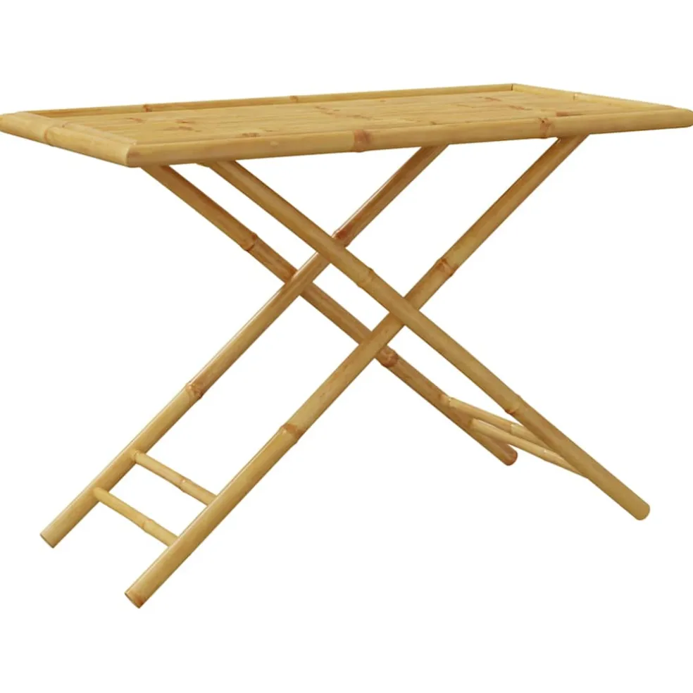 vidaXL Tuintafel inklapbaar 110x55x75 cm bamboe