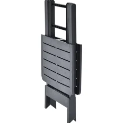 vidaXL Tuintafel inklapbaar 79x72x70 cm kunststof antraciet