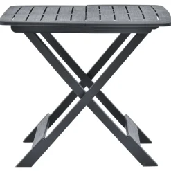 vidaXL Tuintafel inklapbaar 79x72x70 cm kunststof antraciet