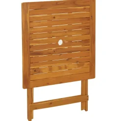 vidaXL Tuintafel inklapbaar 70x70x75 cm massief acaciahout