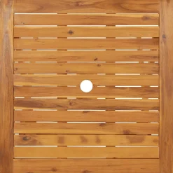 vidaXL Tuintafel inklapbaar 70x70x75 cm massief acaciahout