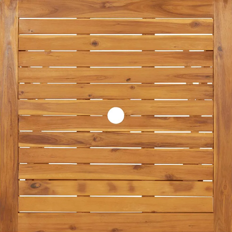 vidaXL Tuintafel inklapbaar 70x70x75 cm massief acaciahout