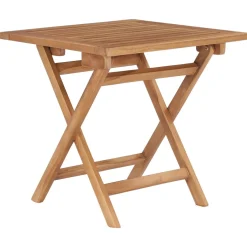 vidaXL Tuintafel inklapbaar 45x45x45 cm massief teakhout