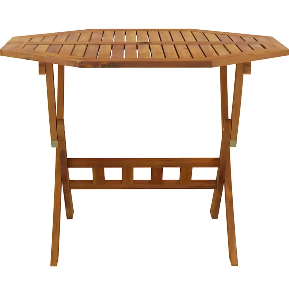 vidaXL Tuintafel inklapbaar 90x75 cm massief acaciahout