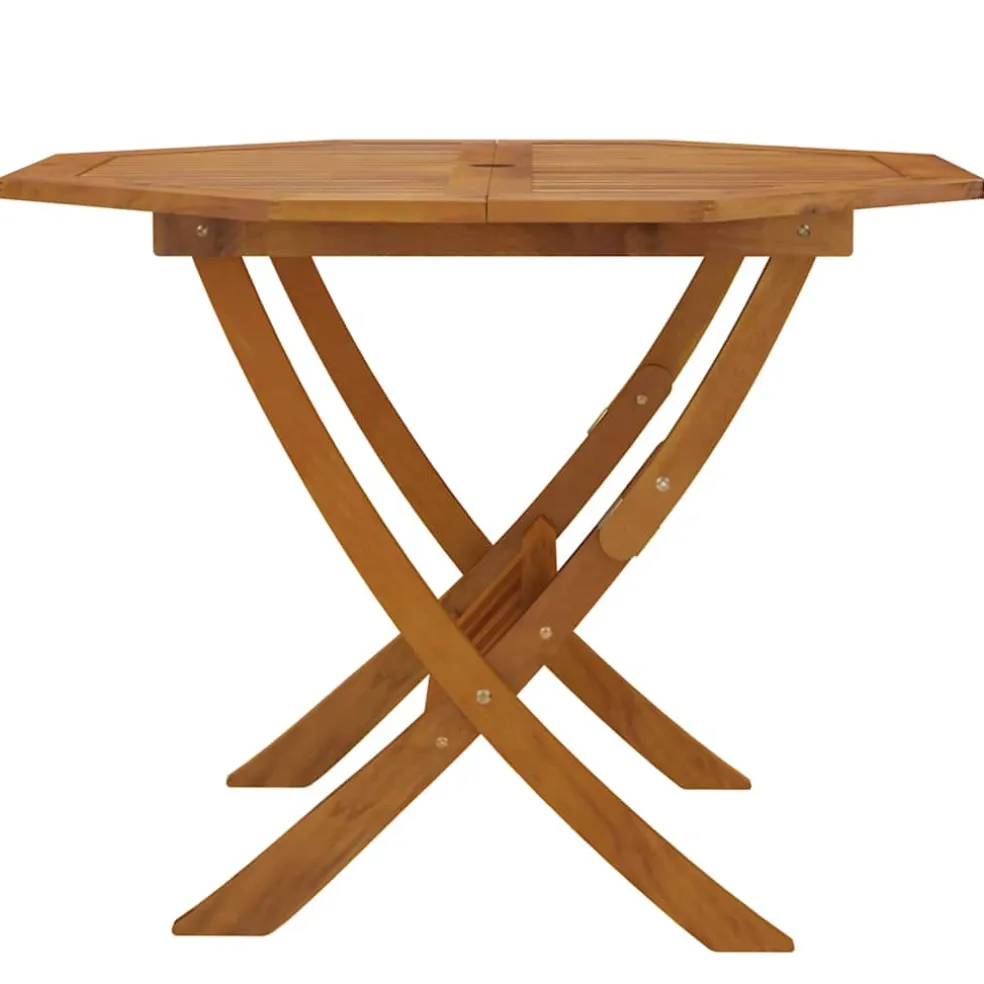 vidaXL Tuintafel inklapbaar 90x75 cm massief acaciahout