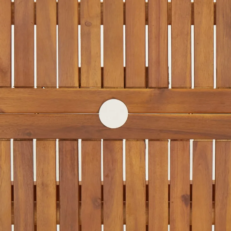 vidaXL Tuintafel inklapbaar 90x75 cm massief acaciahout