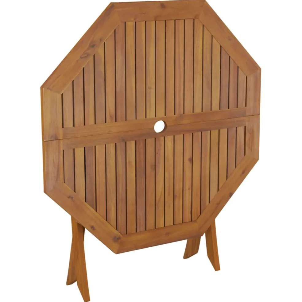 vidaXL Tuintafel inklapbaar 90x75 cm massief acaciahout