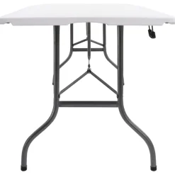 vidaXL Tuintafel inklapbaar 180x72x72 cm HDPE wit
