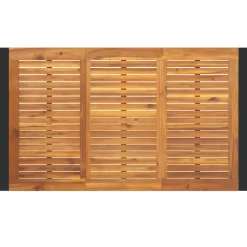 vidaXL Tuintafel met U-vormige poten 140x80x75 cm massief acaciahout