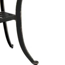 vidaXL Tuintafel Ø 48x53 cm gietaluminium bronskleurig