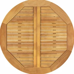 vidaXL Tuintafel Ø85x75 cm massief acaciahout
