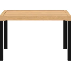vidaXL Tuintafel 65x65x40 cm aluminium zwart