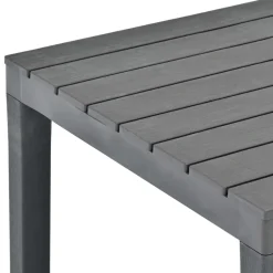 vidaXL Tuintafel 78x78x72 cm kunststof antraciet