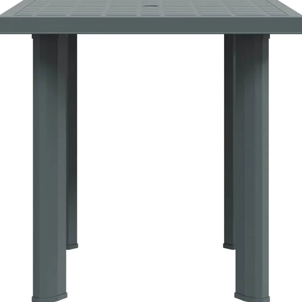 vidaXL Tuintafel 80x75x72 cm kunststof groen
