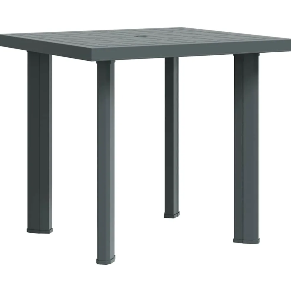 vidaXL Tuintafel 80x75x72 cm kunststof groen