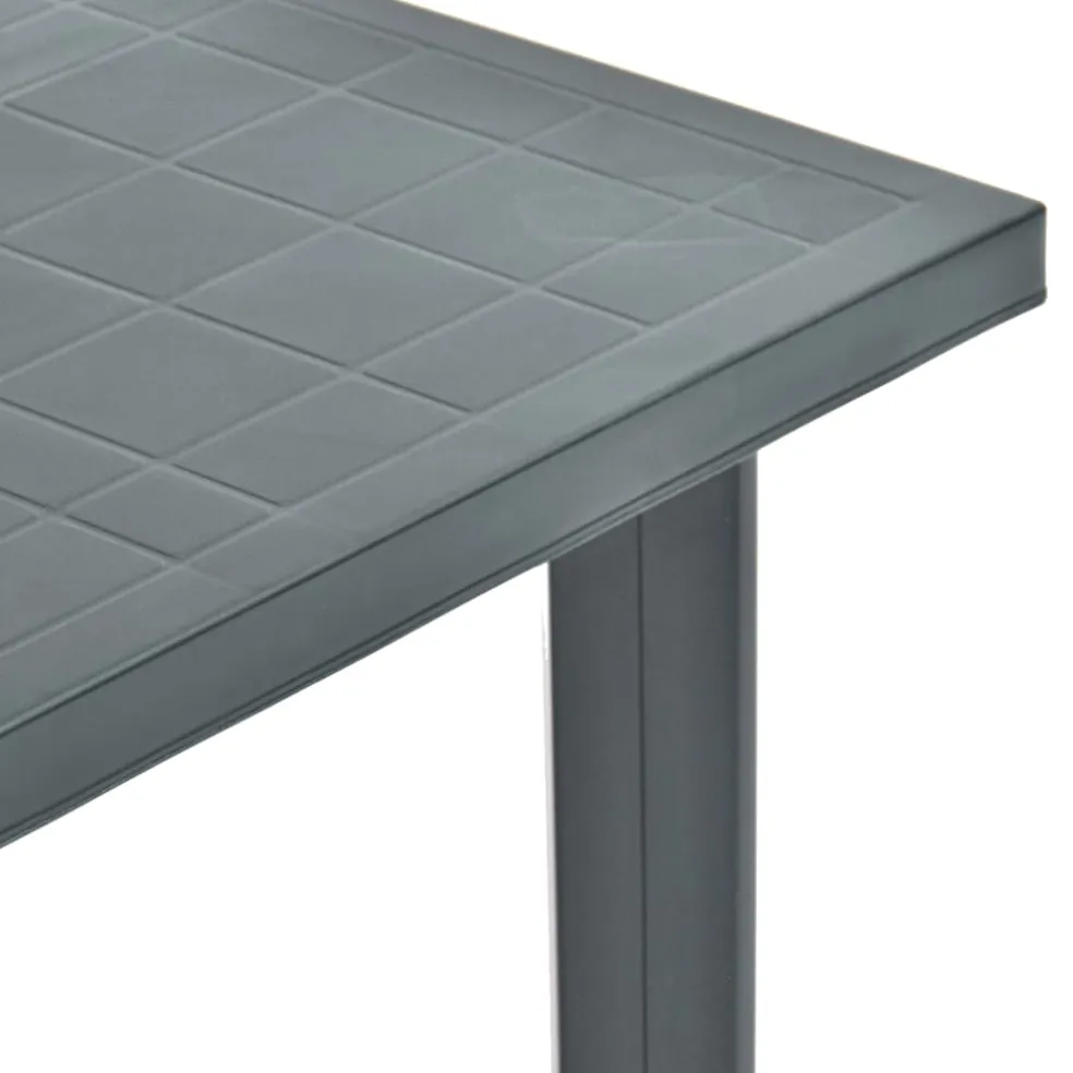 vidaXL Tuintafel 80x75x72 cm kunststof groen