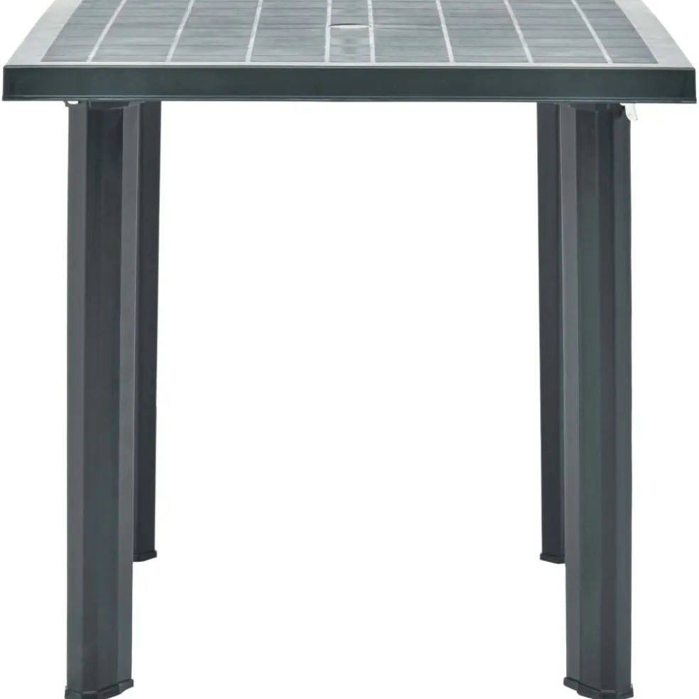 vidaXL Tuintafel 80x75x72 cm kunststof groen
