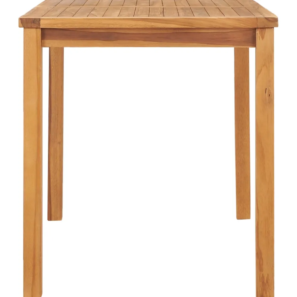vidaXL Tuintafel 120x70x77 cm massief teakhout