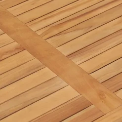 vidaXL Tuintafel 120x70x77 cm massief teakhout