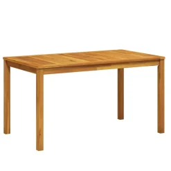 vidaXL Tuintafel 140x80x74 cm massief acaciahout