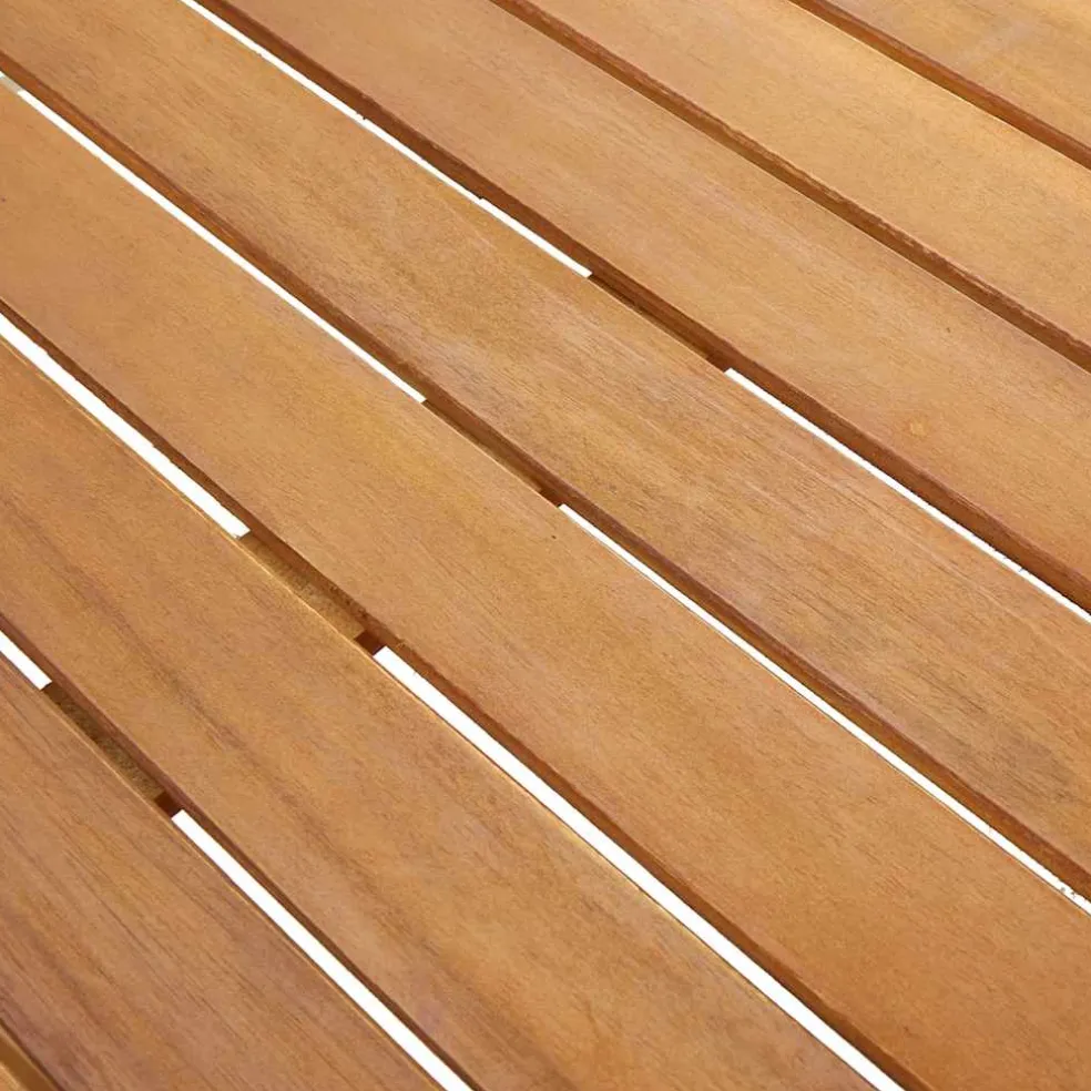 vidaXL Tuintafel 140x80x74 cm massief acaciahout