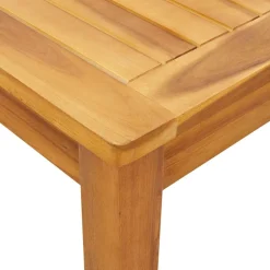 vidaXL Tuintafel 140x80x74 cm massief acaciahout