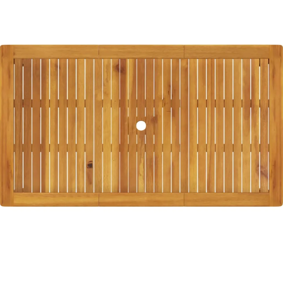 vidaXL Tuintafel 140x80x74 cm massief acaciahout