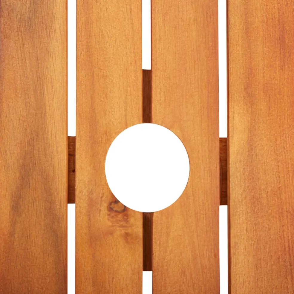 vidaXL Tuintafel 88x88x74 cm massief acaciahout