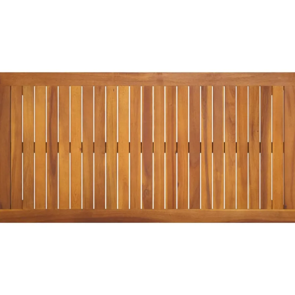 vidaXL Tuintafel 110x55x67 cm massief acaciahout