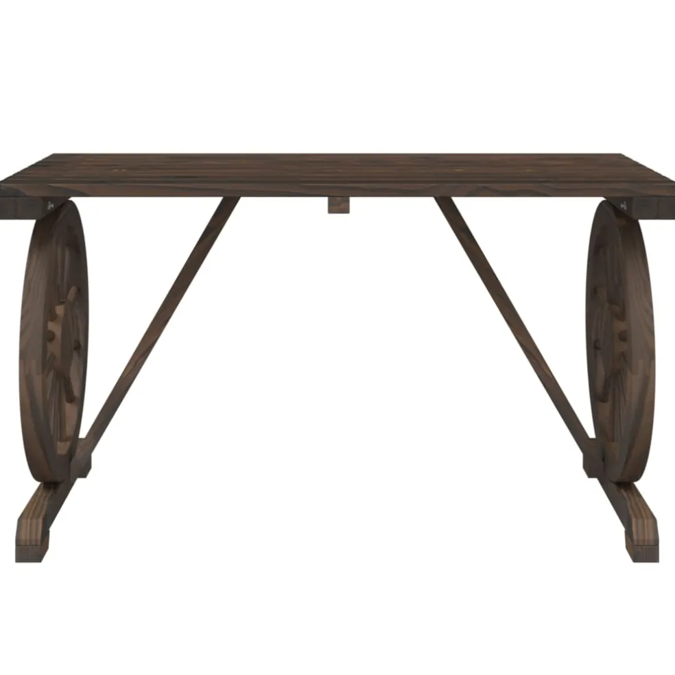 vidaXL Tuintafel 115x55x65 cm massief vurenhout
