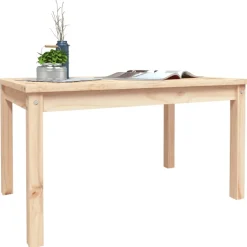 vidaXL Tuintafel 82,5x50,5x45 cm massief grenenhout