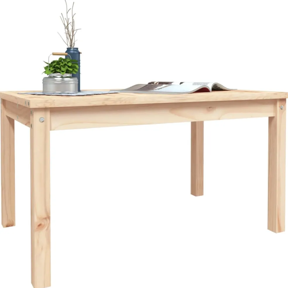 vidaXL Tuintafel 82,5x50,5x45 cm massief grenenhout