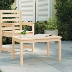 vidaXL Tuintafel 82,5x50,5x45 cm massief grenenhout