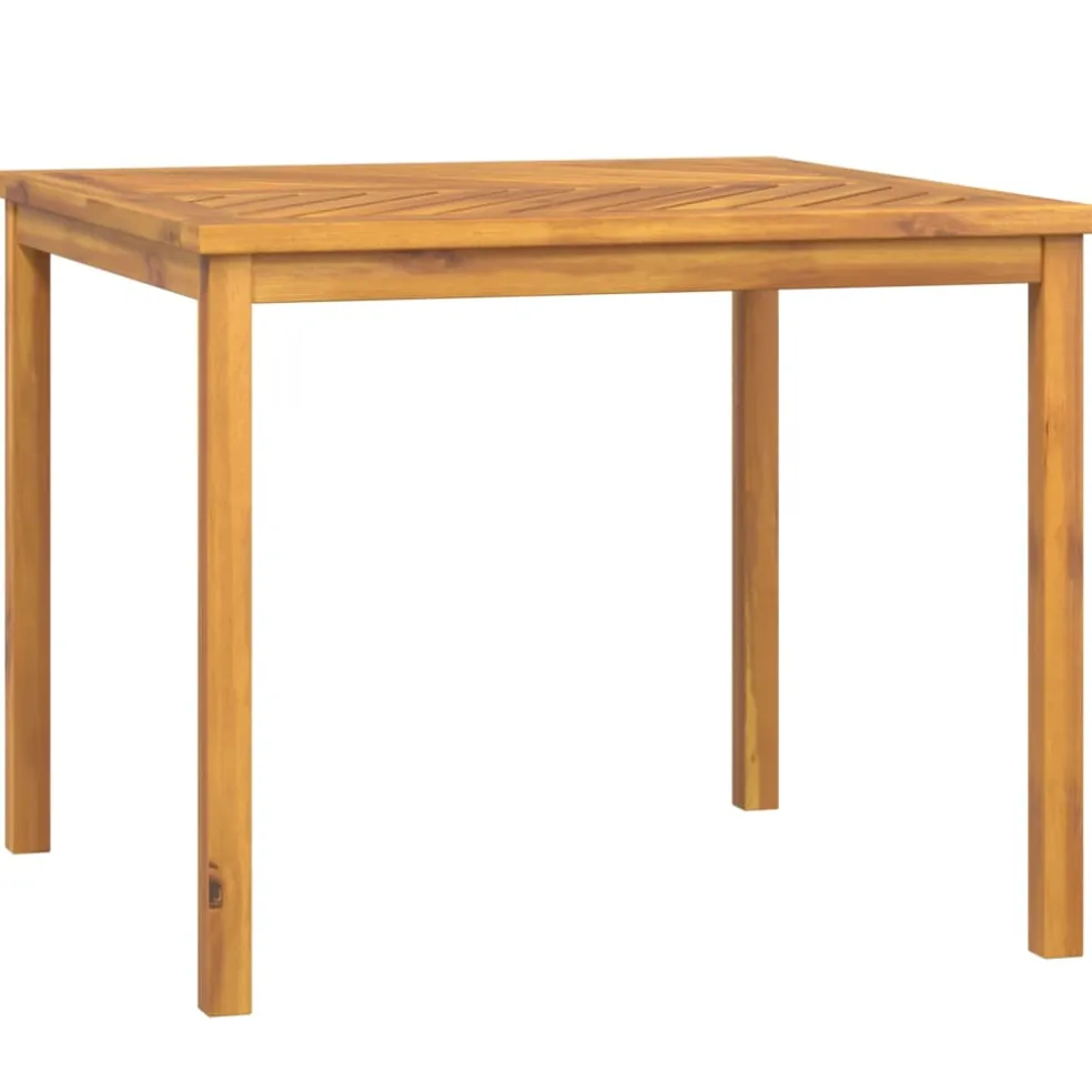 vidaXL Tuintafel 90x90x74 cm massief acaciahout