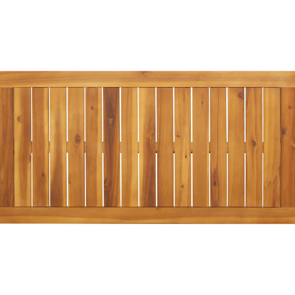 vidaXL Tuintafel 110x56x75 cm massief acaciahout