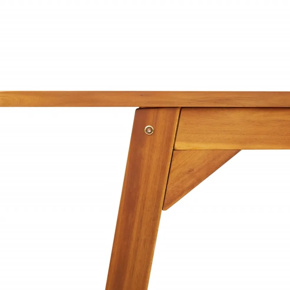 vidaXL Tuintafel 110x56x75 cm massief acaciahout