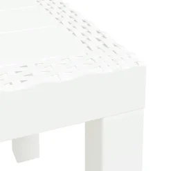 vidaXL Tuintafel 59x47x40 cm PP wit