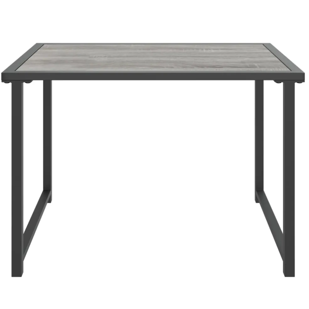 vidaXL Tuintafel 55x40x37 cm staal antracietkleurig
