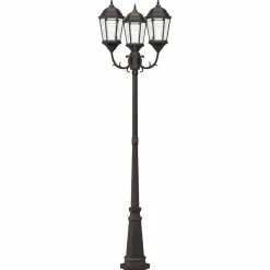 vidaXL Tuinverlichting 61 x 53 x 235 cm Aluminium en Glas