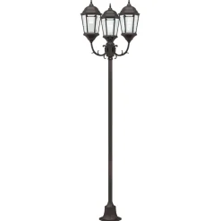 vidaXL Tuinverlichting 57 x 49 x 241 cm Aluminium en Glas